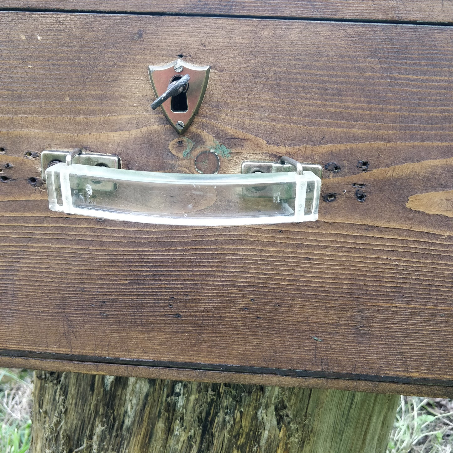 Coffre/Valise ancienne en bois.
