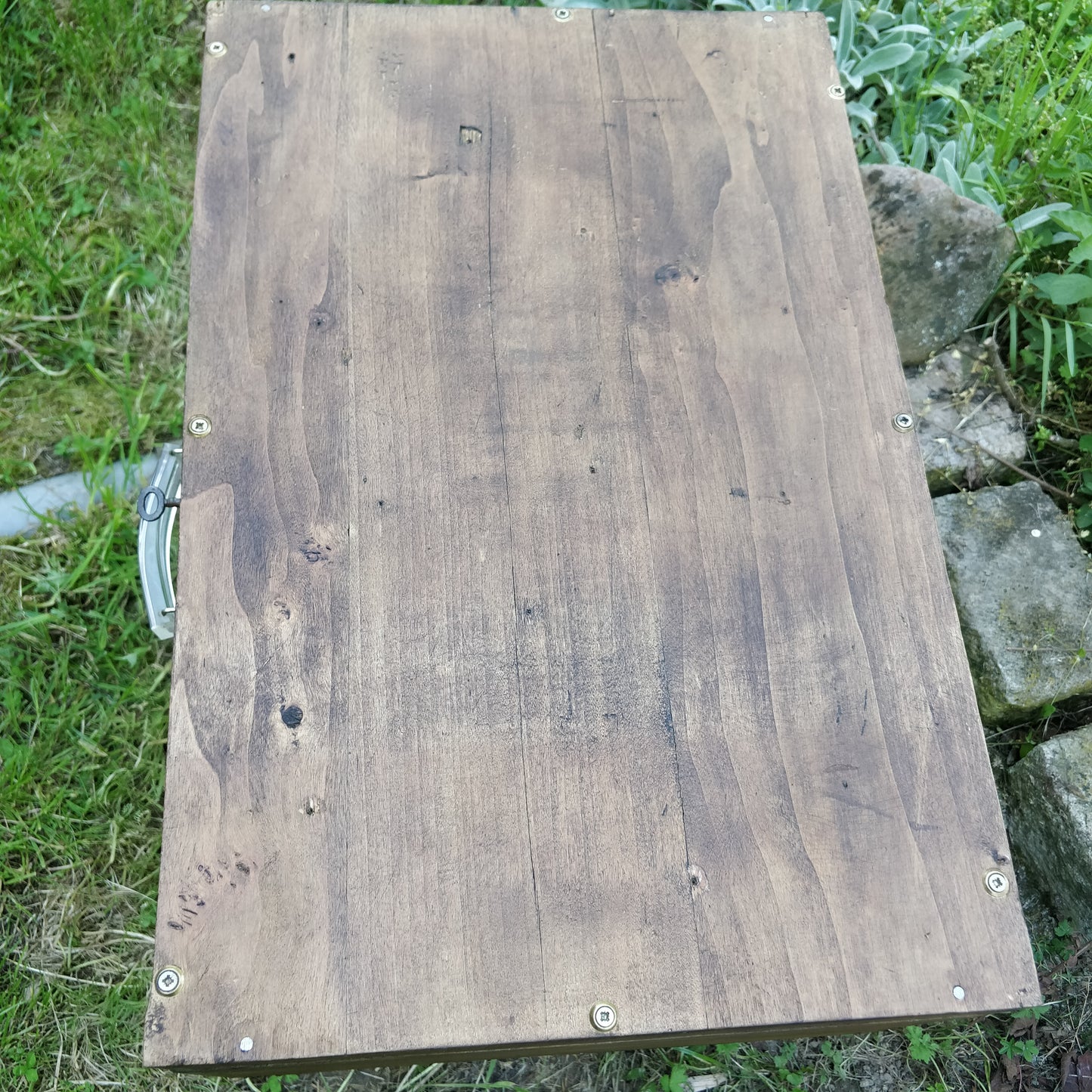 Coffre/Valise ancienne en bois.