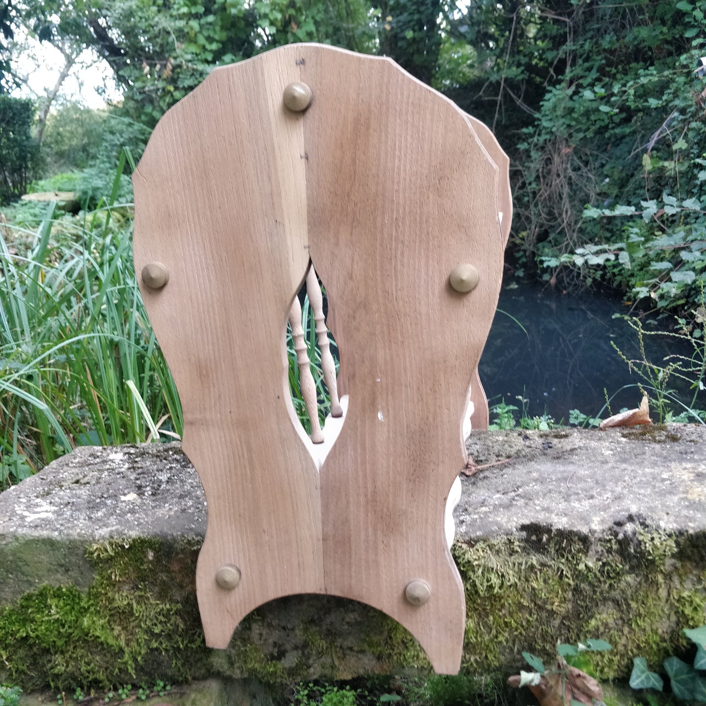 Porte revue bois massif.