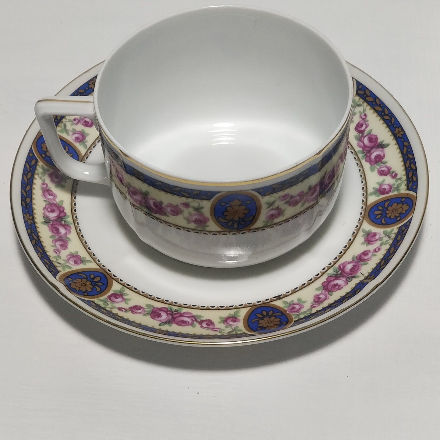 Duo de tasses plus sous tasses à café ou thé
