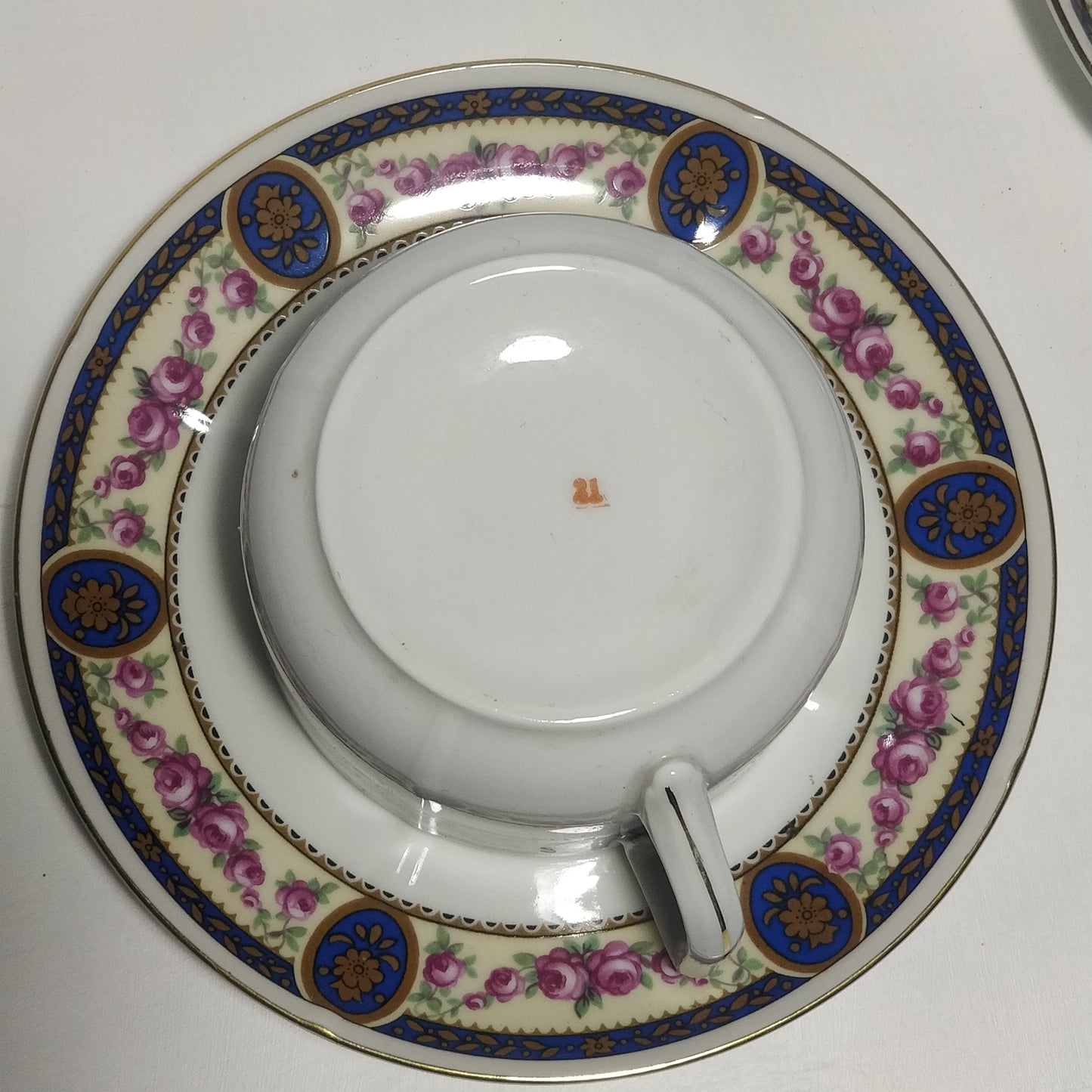 Duo de tasses plus sous tasses à café ou thé