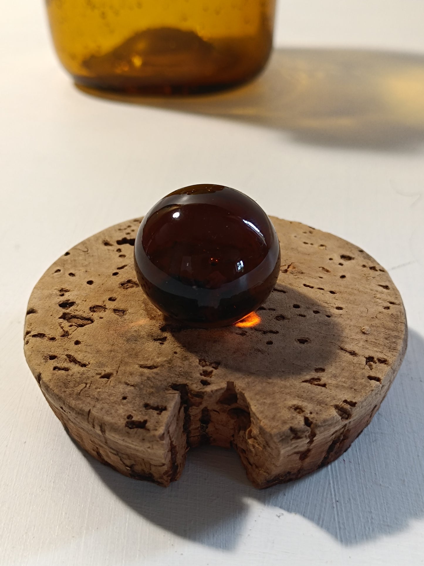 Bocal en verre bullé BIOT.