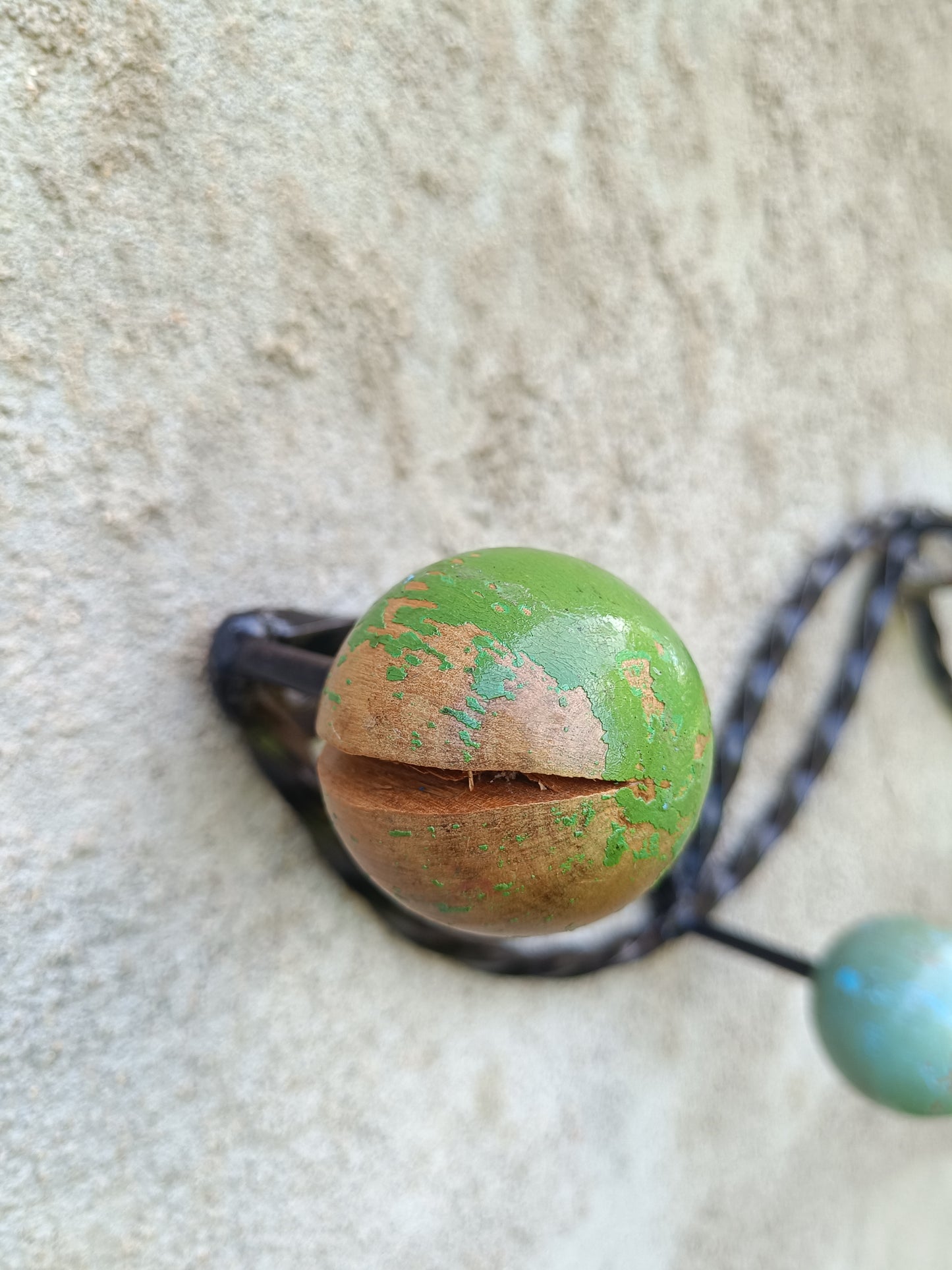 Porte manteau cinq Boules vintage