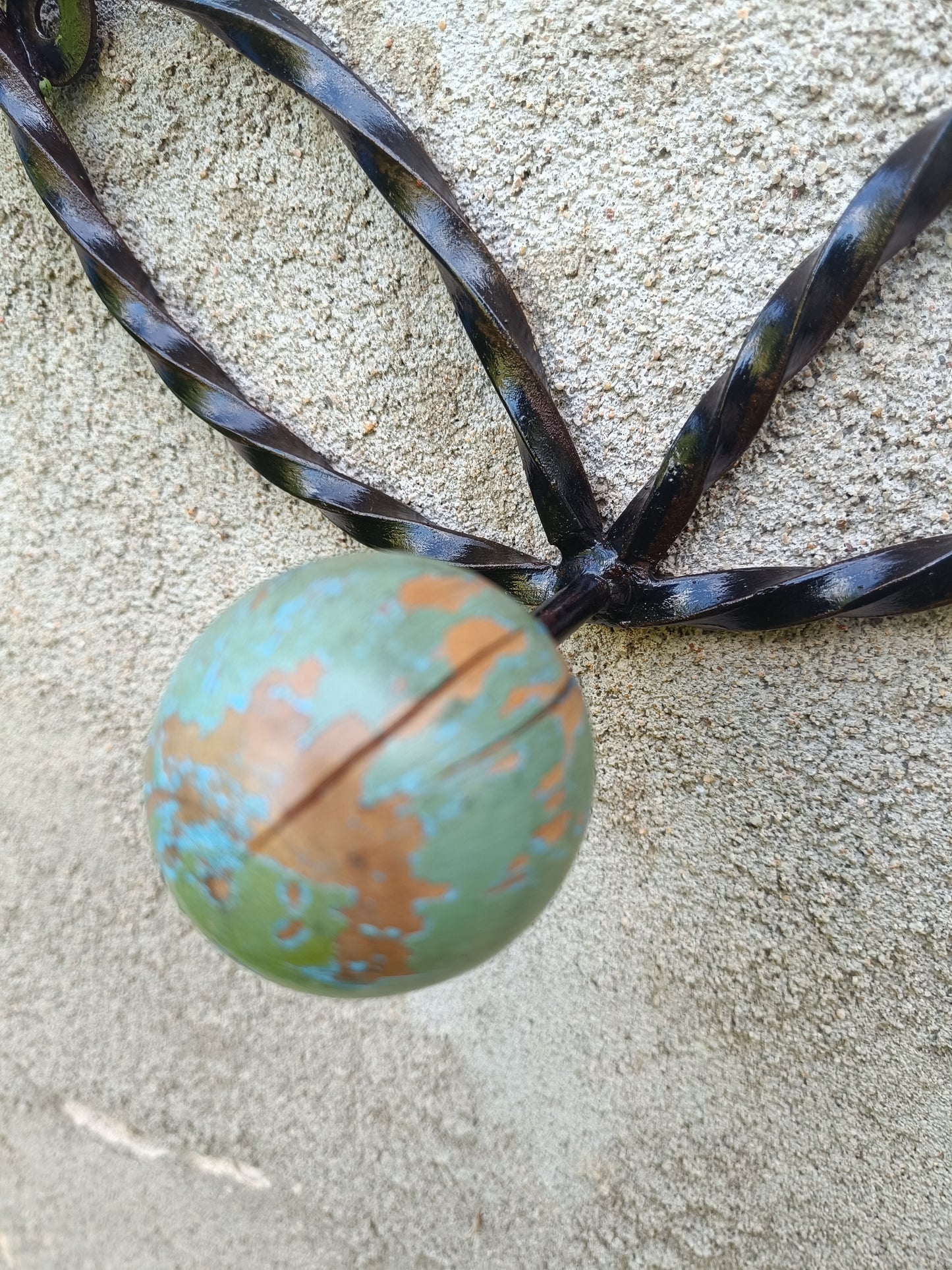 Porte manteau cinq Boules vintage