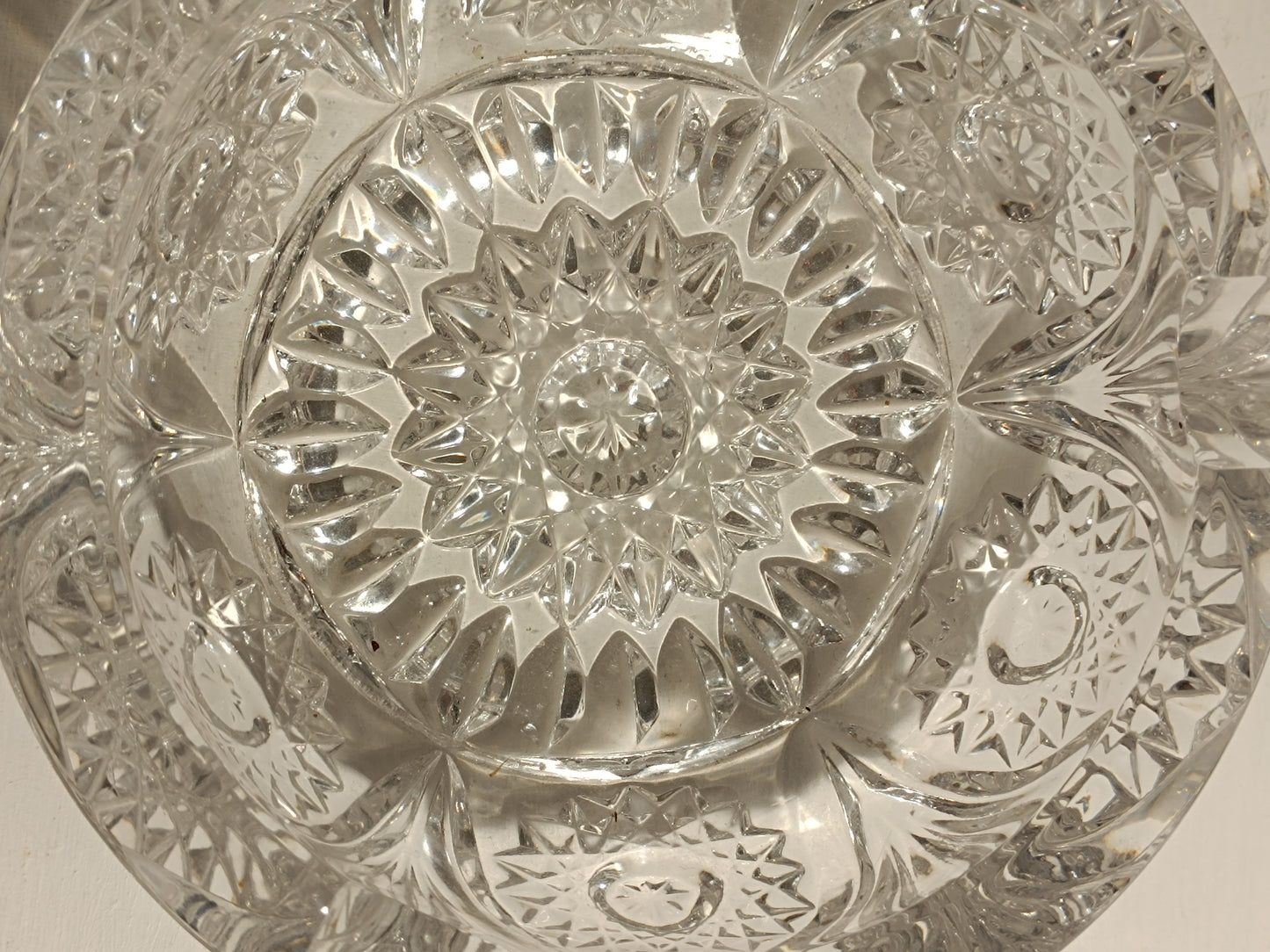 Cendrier en cristal, magnifique vide-poche.