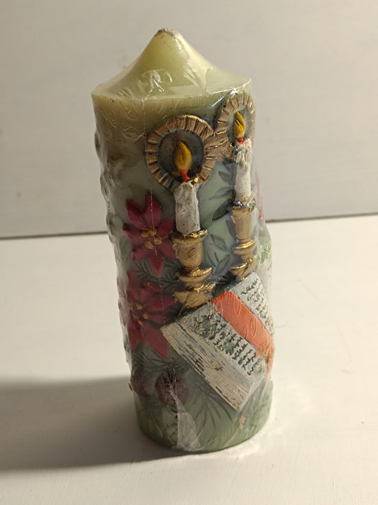 Ancienne bougie de Noël.