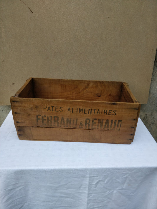 Ancienne caisse pâtes alimentaires