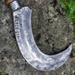 Ancienne serpe de bucheronnage.