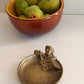 Coupelle vide-poche Guignol bronze.