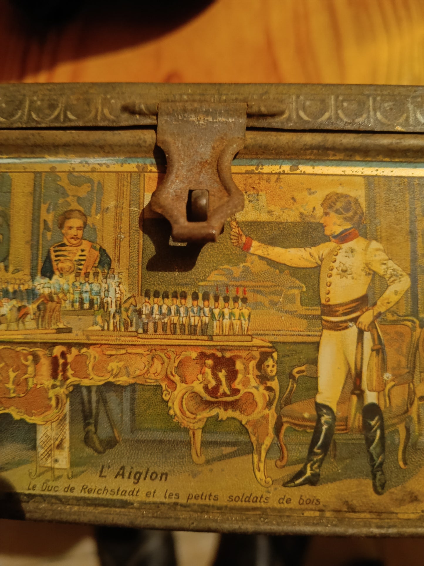 Boite métal LE MOKA WILLIOT sur le thème L"AIGLON.