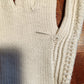 Paires de gants vintage en coton blanc.
