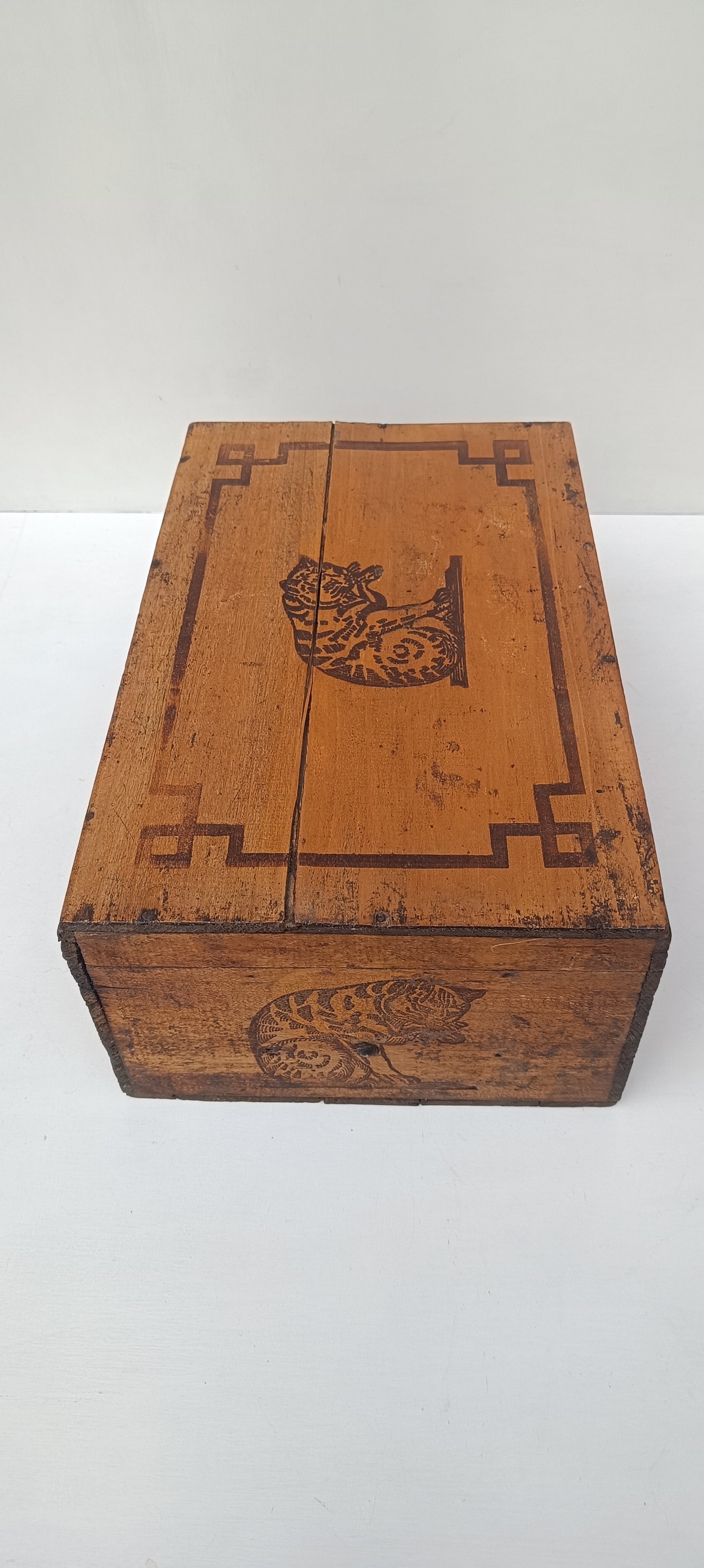 Ancienne boîte AMIDON LE CHAT.