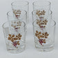 Six verres pour digestif estampillés REIMS FRANCE.