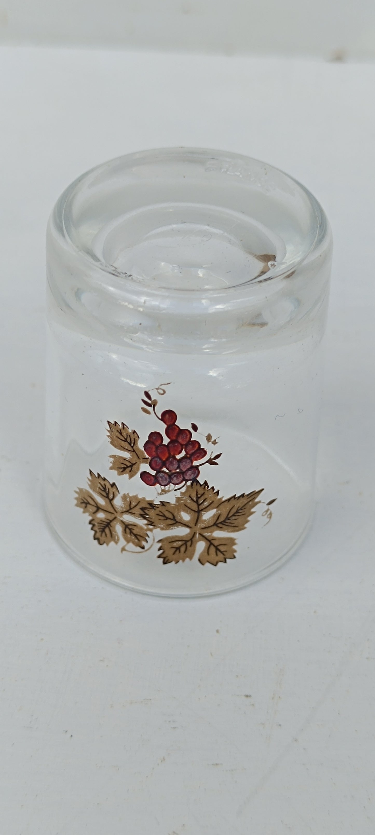 Six verres pour digestif estampillés REIMS FRANCE.