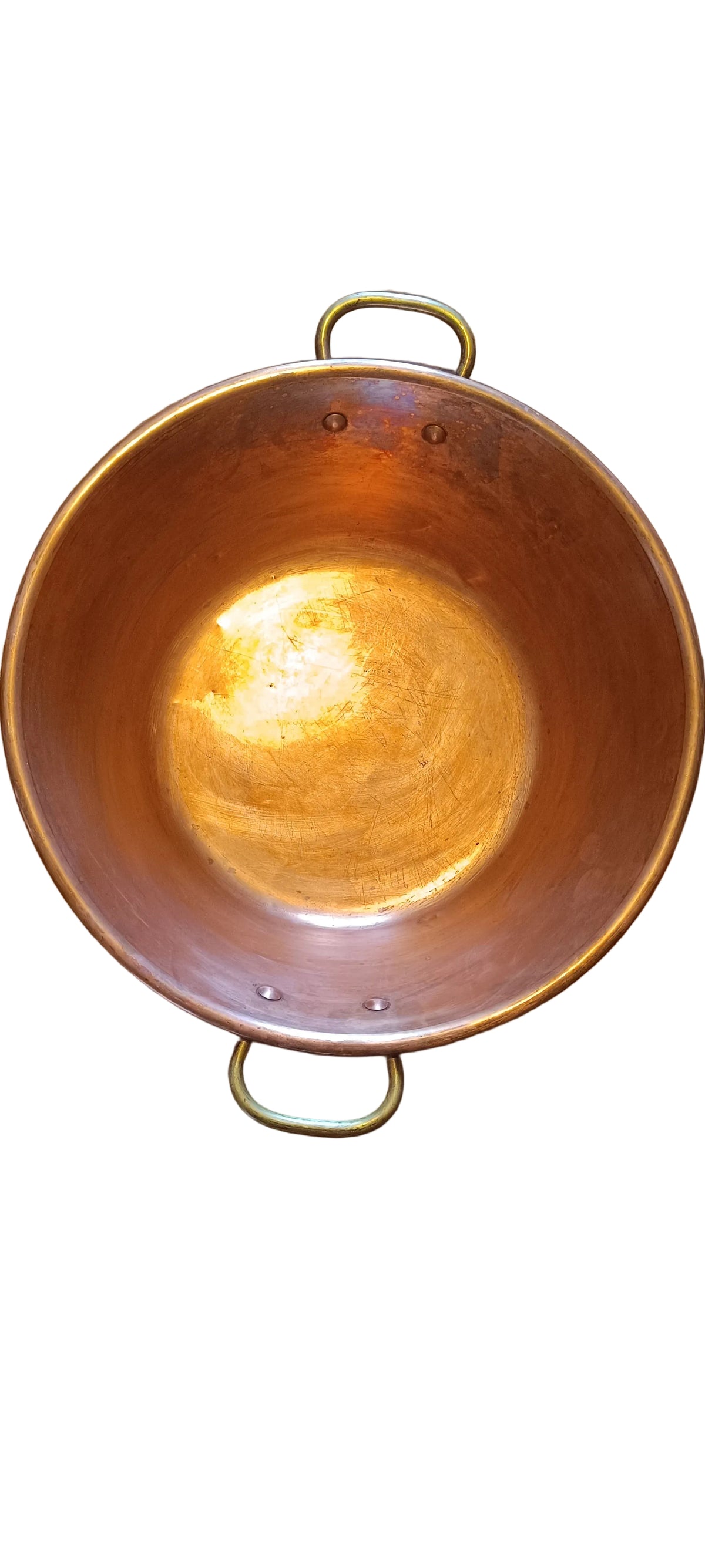 Bassine à confiture en cuivre.