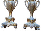 Paire de petits vases soliflor Art Nouveau