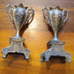 Paire de petits vases soliflor Art Nouveau