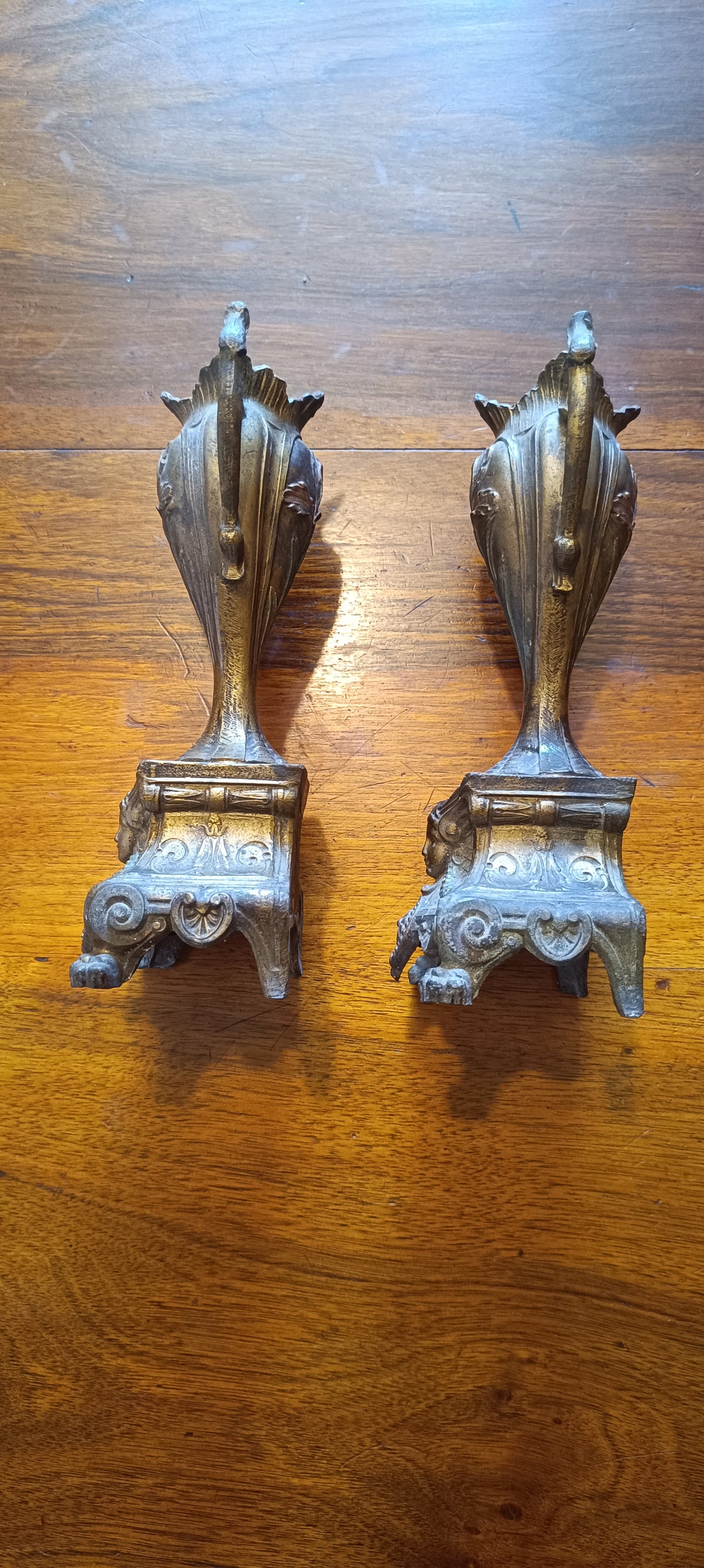Paire de petits vases soliflor Art Nouveau