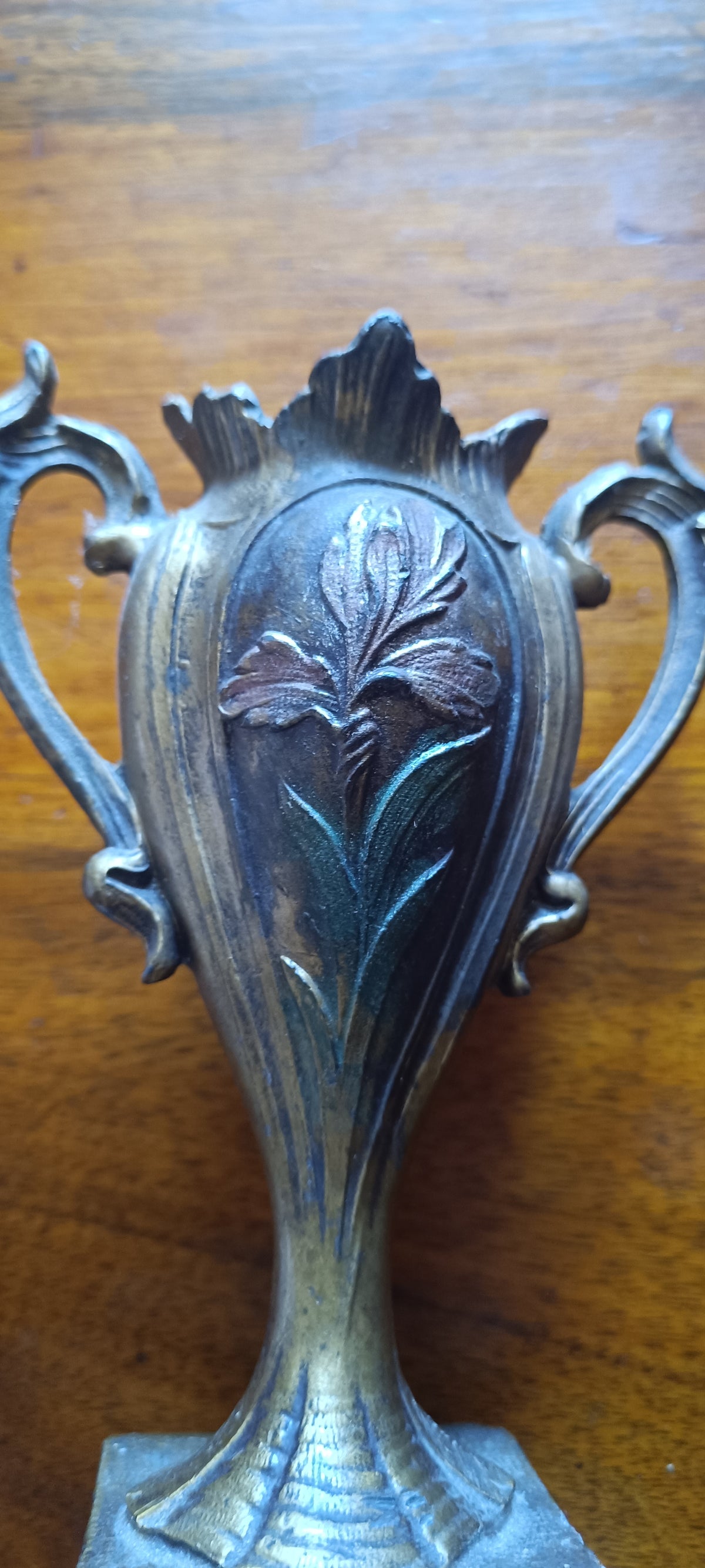 Paire de petits vases soliflor Art Nouveau