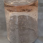 Gobelet en verre soufflé rose — Style Verrerie de Biot, bulles d'air