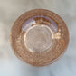 Gobelet en verre soufflé rose — Style Verrerie de Biot, bulles d'air