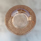 Gobelet en verre soufflé rose — Style Verrerie de Biot, bulles d'air