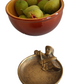 Coupelle vide-poche Guignol bronze.