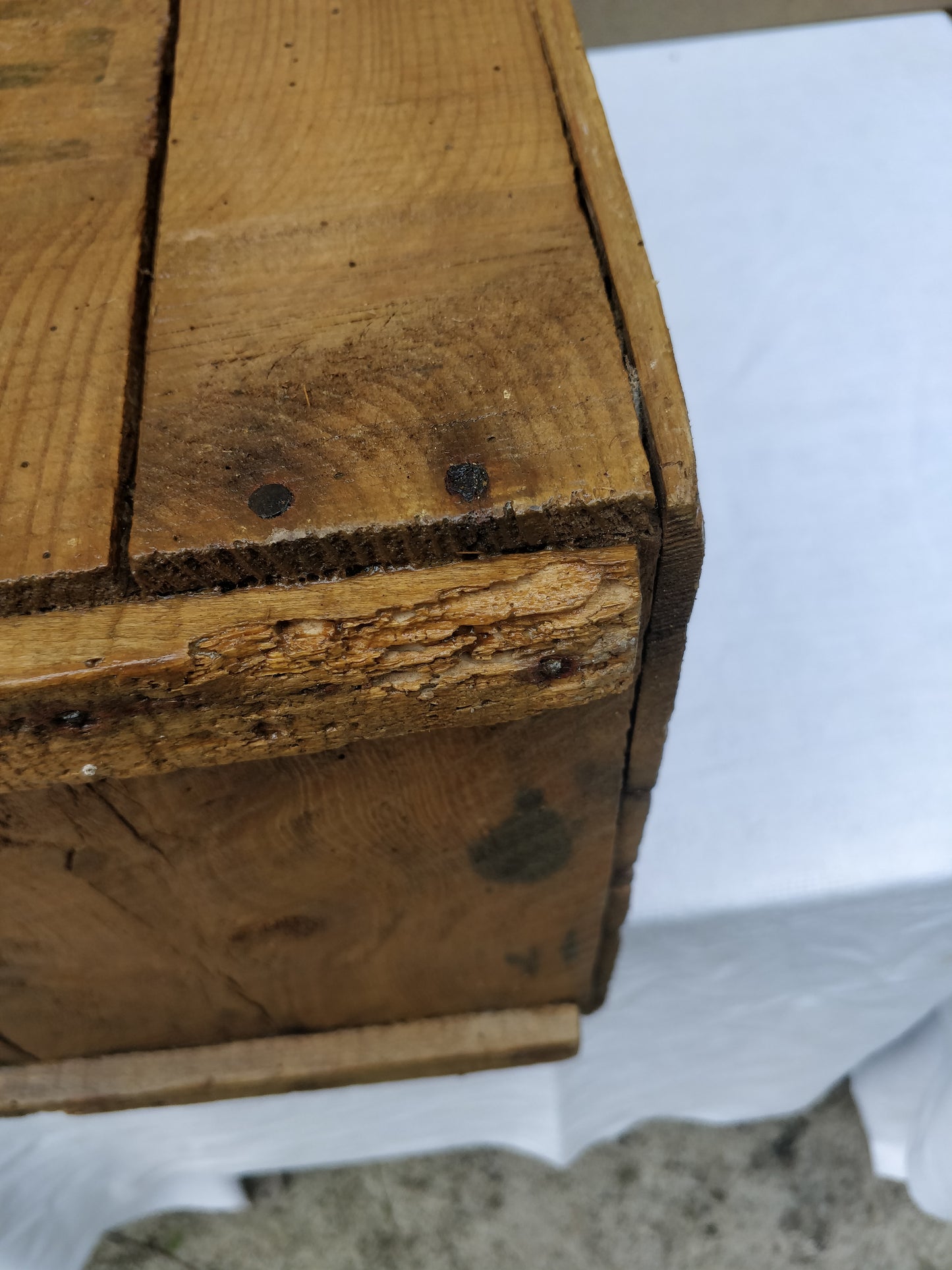 Ancienne caisse pâtes alimentaires