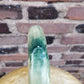 Ancien pichet barbotine citron
