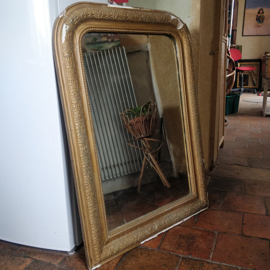 Miroir ancien trumeau de cheminée