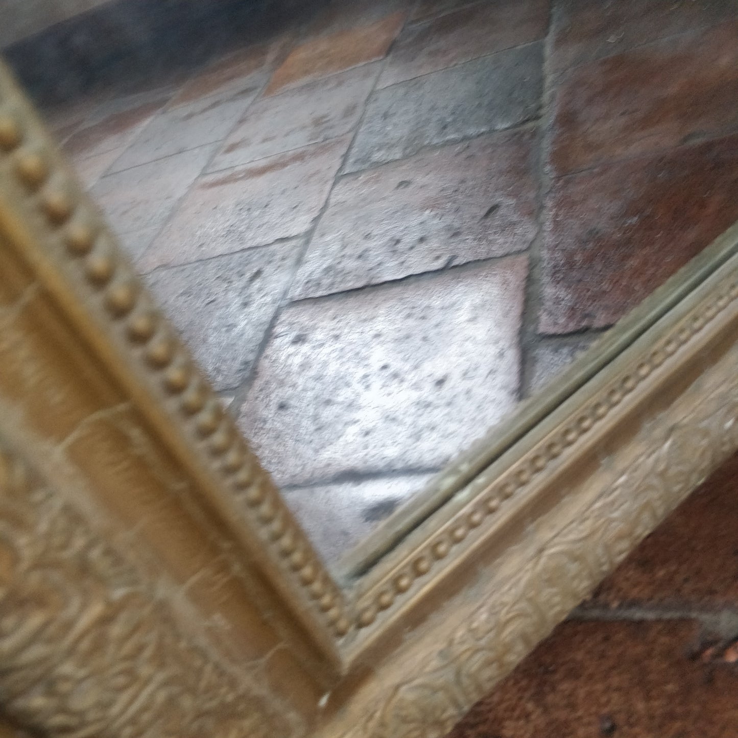 Miroir ancien trumeau de cheminée