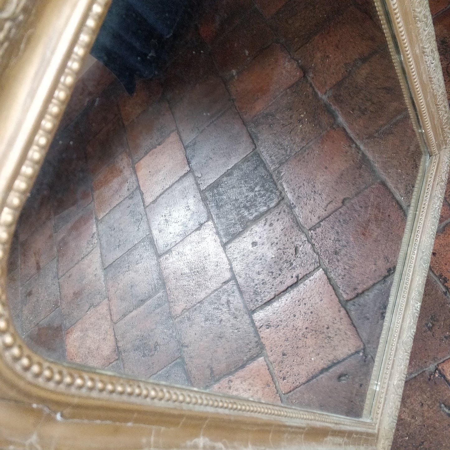 Miroir ancien trumeau de cheminée